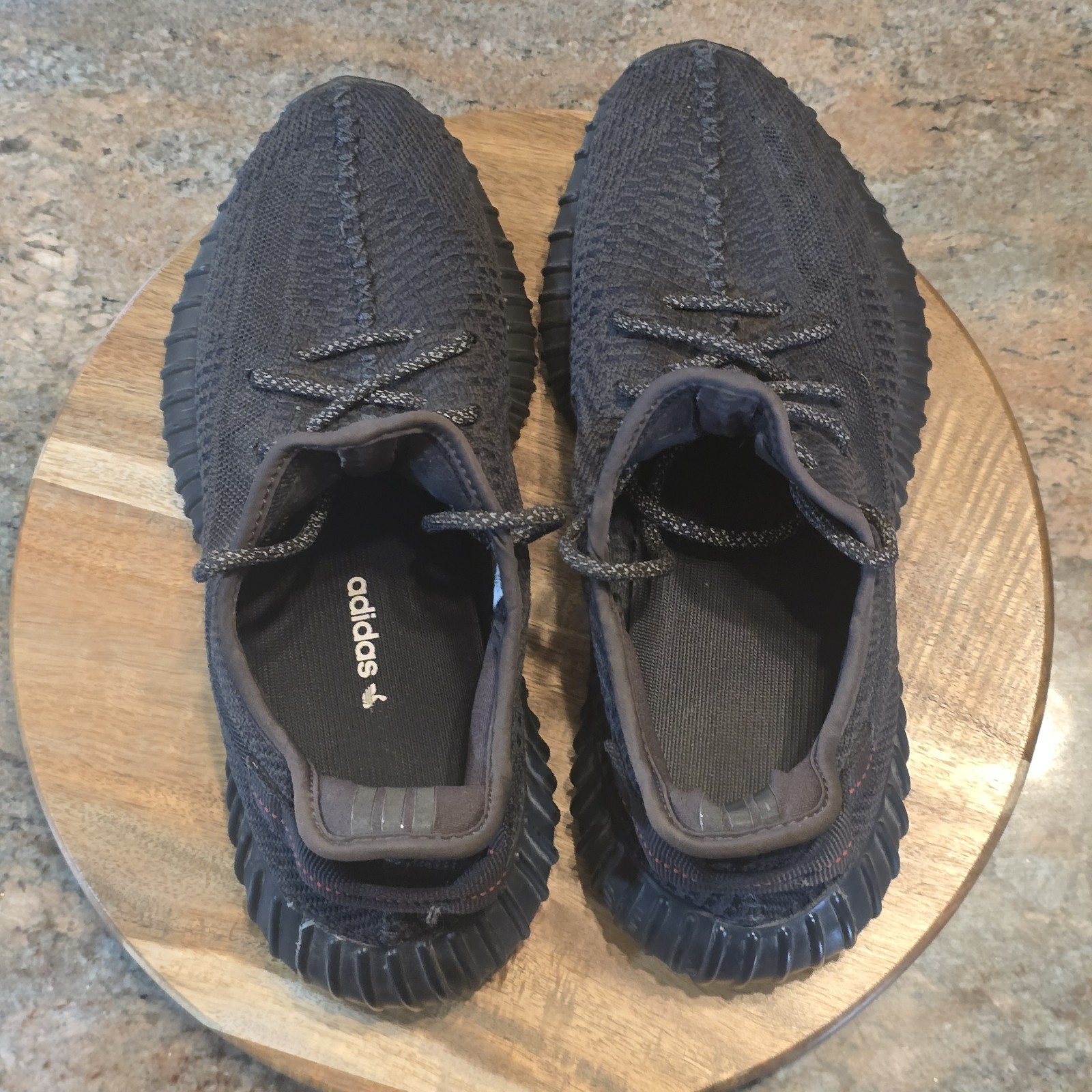 Adidas Yeezy Boost 350 V2 Black - Mens Size 9 - Athletic Shoes Sneakers thumbnail 11