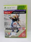 Madden NFL 15 (Microsoft Xbox 360, 2014) GOOD, MAIL IT TOMORROW!