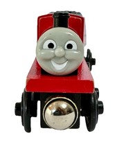 Thomas Wooden Railway James  Tender Train With Gold Detail Vintage Talking