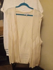 Southern Lady Ivory Cardigan Size 3X/$17/ FREE SHIPPING