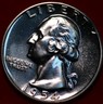 Uncirculated Proof 1954 Philadelphia Mint Silver Washington Quarter Philadelphia Washington