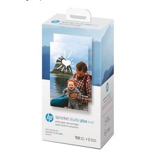 HP Sprocket Studio Plus 4 x 6  Photo Paper and Cartridges