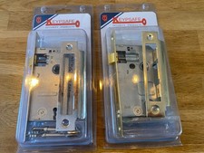 3 Lever Mortice Sashlock 2" | Door Lock | UK Stock Gold or Silver