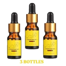 3X Best Sex Pheromones 10ml Men Attract Hot Women Androstenone Phermones Cologne