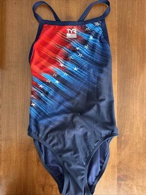 TYR Women's SMALL (30)TYR Durafast Elite  Diamondfit USA Swimsuit