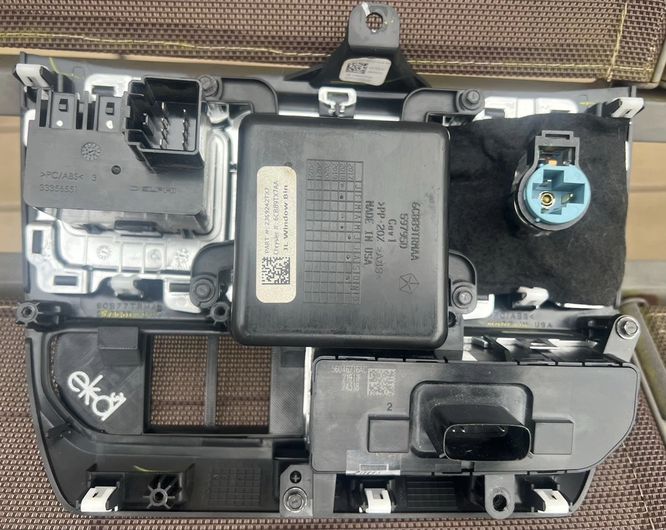 Jeep Wrangler JL Gladiator JT 2018-2025 moldura luz basculante placa de interruptor derecha Foto 2 de 4