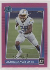 2021 Panini Donruss Optic Rated Rookie Pink Prizm Asante Samuel Jr #272 09j5