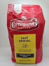 Community Coffee Café Special Medium-Dark Roast Ground 32 oz.Exp.10/25