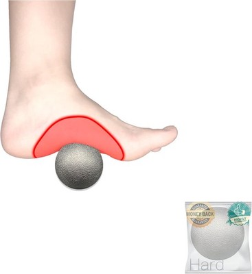 Plantar Fasciitis Relief Massage Ball   Lacrosse Ball, Foot Black 