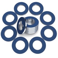 24PCS Oil Drain Plug Gasket Washer, M12 Aluminum Crush Washer for Oil Pan Dra...