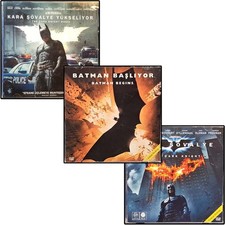 VCD Batman The Dark Knight Trilogy 2005 Turkish DUB Video CD
