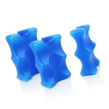 Reusable Ice Pack for Breastmilk Storage Pack of 3 , Ice Pack for Breastfeed...