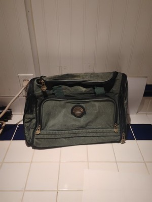 Verdi Green Nautical Star Carry On Overnight Bag Travel Canvas 16''L x 12''H x 7''W