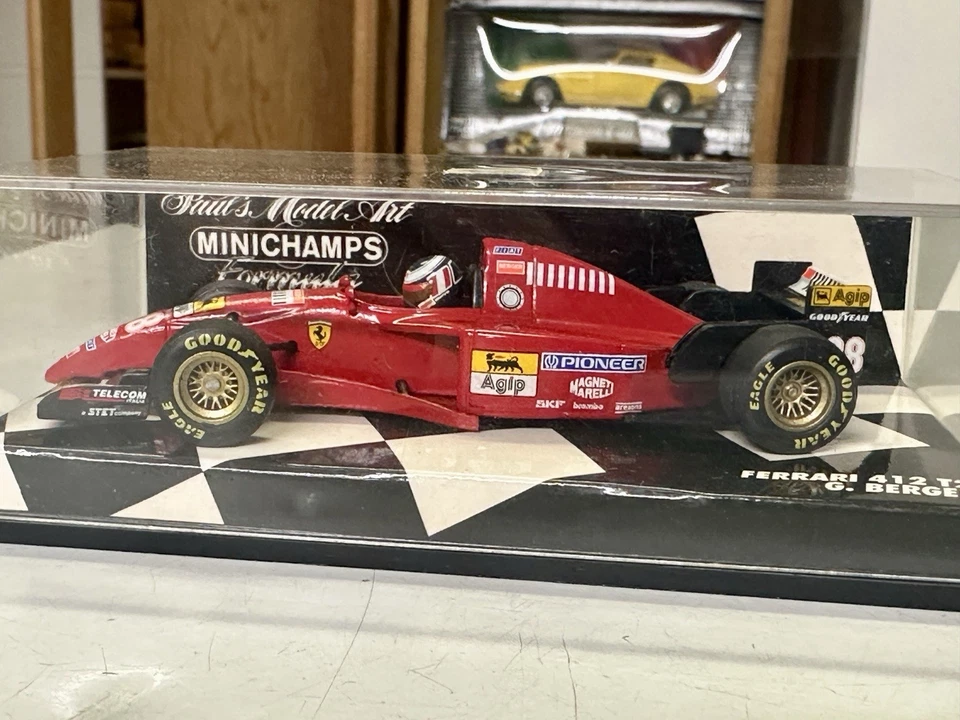 1:43 PMA Minichamps F1 race car #28 FERRARI 412 T2 Gerhard Berger 1995 AGIP - Image 2 of 4