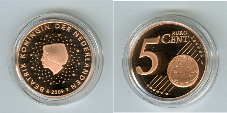 Niederlande  5 Cent  PP/Proof  (Wählen Sie zwischen den Jahrgängen: 1999-2019) - Bild 1 von 1