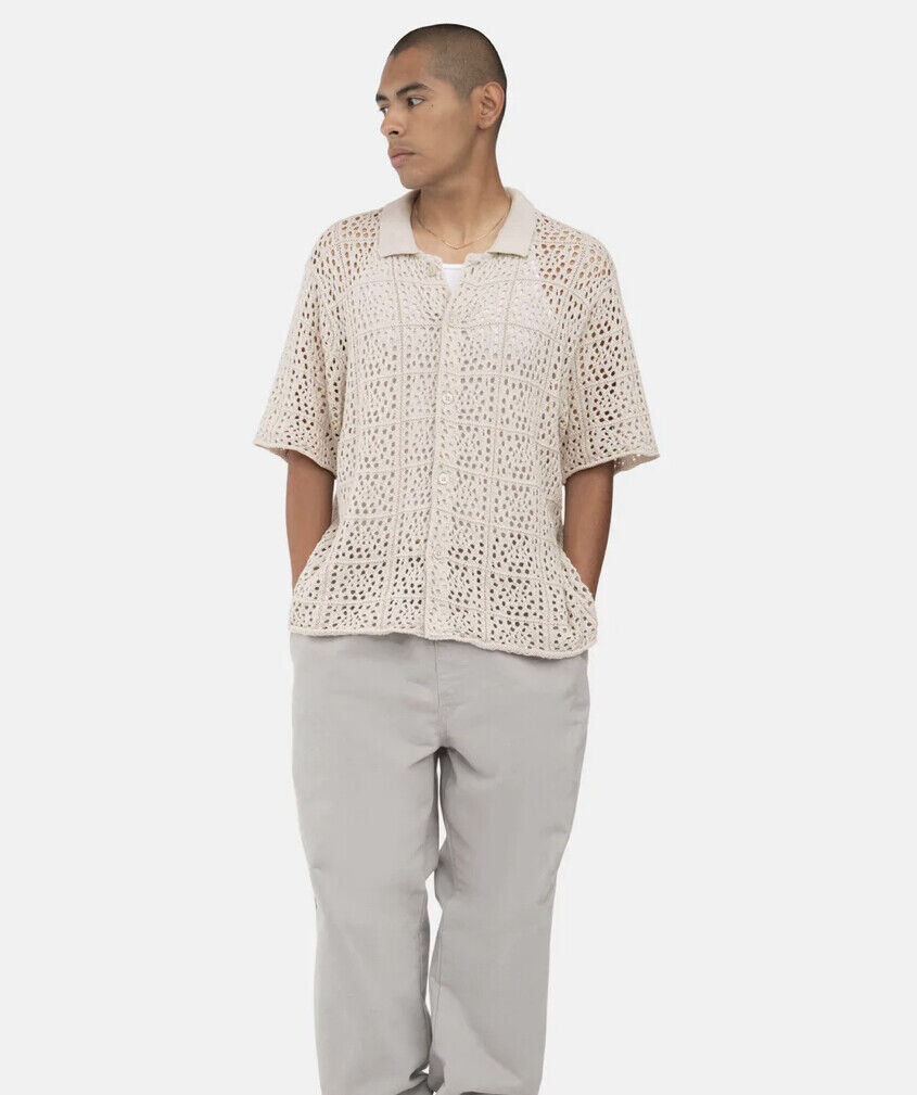 stussy CROCHET SHIRT