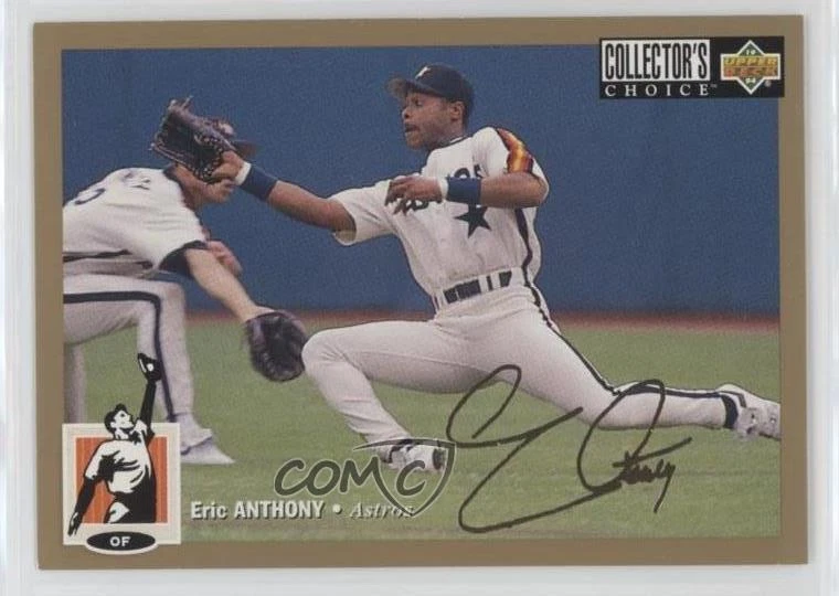 1994 Upper Deck Collector's Choice Gold Signature Eric Anthony #38