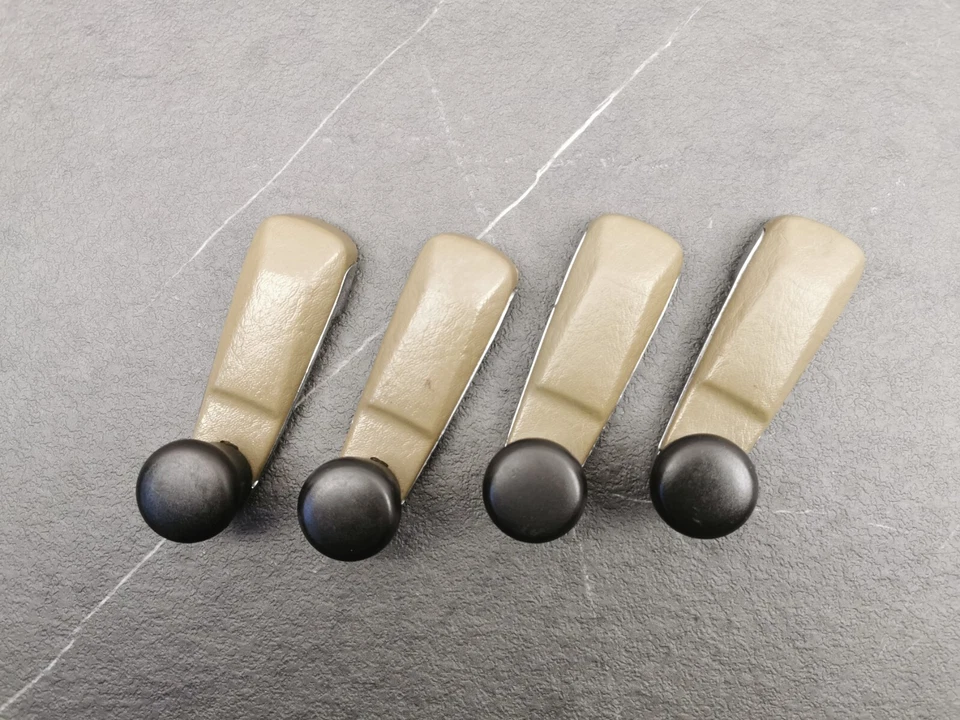 Mercedes Benz W123 W124 W201 manivela ventana cromo gris juego de 4 nr2 Foto 2 de 4