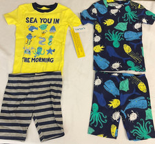 Carters 4 Piece Shorts T Shirts Set Todder Size 4T Multicolor 2 Sets