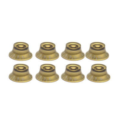 FLEOR 8pcs Top Hat E-Gitarre Knöpfe Geschwindigkeit Control Button Caps Knöpfe