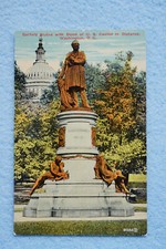 Garfield Statue with Dome of the U.S. Capitol in Distance - Washington DC