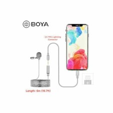 BOYA BY-M2 Digital Omnidirectional Lavalier Microphone for Iphone-Lightning Jack