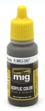 Ammo AMIG-087 RAL 6014 Gelboliv 17ml Acrylic Paint by Mig Jimenez German Olive