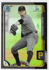 2015 Bowman Chrome Black Asia Refractor Buddy Borden Pittsburgh Pirates #BCP63