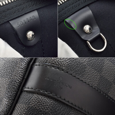 Louis Vuitton M41413 Keepall Bandouliere 55 Damier Graphite
