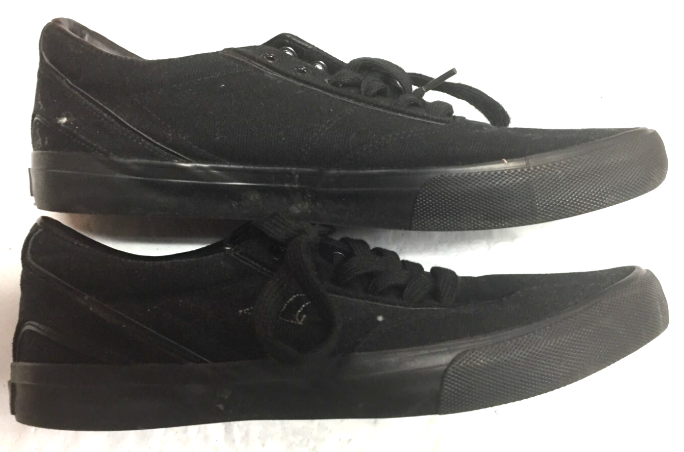 SAOLA Scarpe sneakers stringate Hurley uomo ARLO LACE in tela nere TAGLIA 11