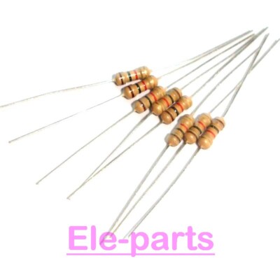 RESISTENCIA CARBON 1K3 OHM 1/4W 5% - , S.A. Electrónica