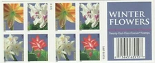 U.S. - 4862-5 (4865b) - Winter Flowers - Complete Booklet - Never Hinged  