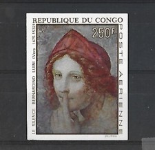 CONGO - TIMBRE NEUF** NON DENTELE N° 92 - P.A. - 1970 - TABLEAU LE SILENCE -VOIR