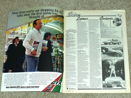 CUSTOM CAR Magazine Sept 1976 - COP PLYMOUTH FURY III, DON GARLITS, 1942 HARLEY - Imagen 2 de 8
