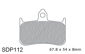 Honda CBR900RR 1996 - 1997 FRONT FRONT BRAKE PAD (B&B) - Bild 9 von 9