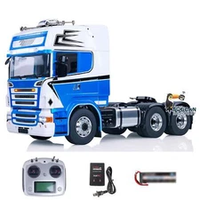 1/14 Scale RC Tractor Truck 6x6 Model LESU RTR Remote Control Car w/ I6S Radio