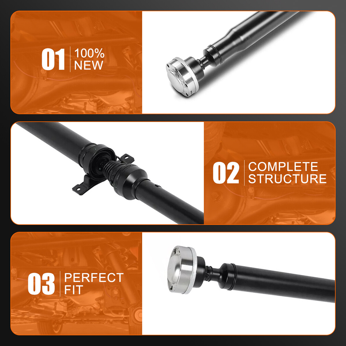 Rear Driveshaft Prop Shaft Assembly for Dodge Challenger 2015-2019 3.6L RWD#Auto