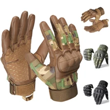 Tactical Full Finger Gloves for Men Protection Gloves Non-Slip Work Gloves