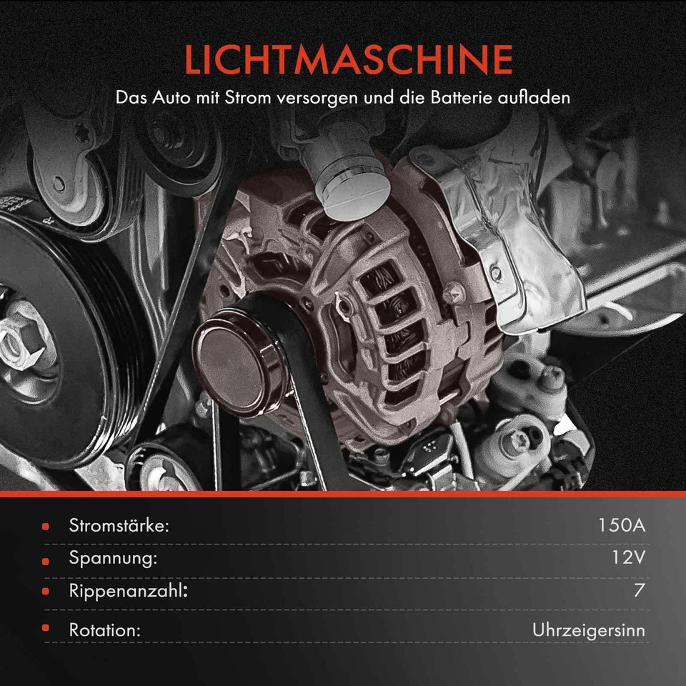 Generatore alternatore 150A per Lexus IS II ALE2 GSE2 USE2 2.5 3.5L 2005-2013 - Immagine 3 di 4