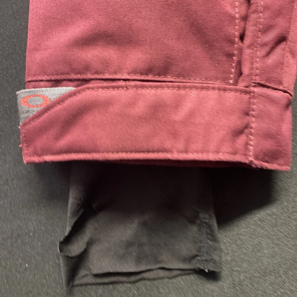 Oakley Men M Ski Snowboard Jacket Coat Hooded Pro-Rider Red Loose Fits like XL - Image 2 of 4