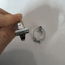 OLD SCHOOL BMX SHOW CHROME SHIMANO BRAKE CABLE CLAMP FITS TEAM MONGOOSE & OTHERS