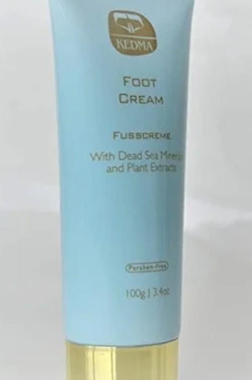 KEDMA FOOT CREAMDEAD SEA MINERALS & PLANT EXTRACTS3.4oz/100mlBRAND