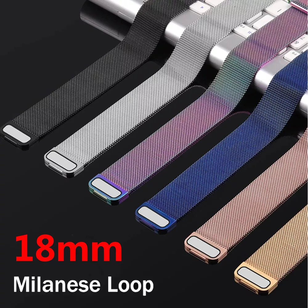 18mm Stainless Steel Watch Bands for Garmin Venu 2S