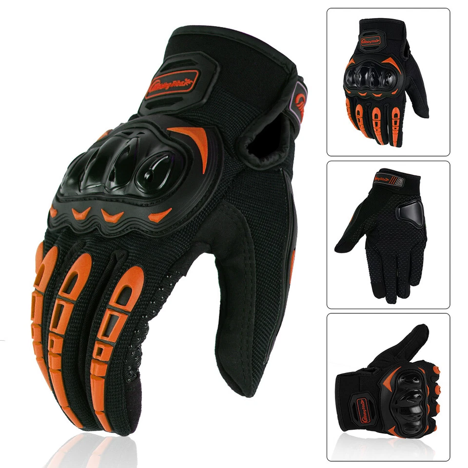 PRO-BIKER Hombres Motocicleta Carreras Guantes Motocross Off-Road Pantalla Táctil EE. UU. Foto 3 de 4