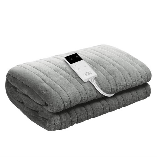 Giselle Electric Throw Rug Heated Blanket Washable Fleece Winter Warming Colour - Picture 25 of 62