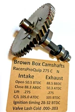 CAM Honda gx200/Hemi Predator  BrownBoxCam Racing RPQ275 CAM ONLY New 24hrsh USA