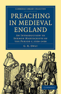 Preaching in Medieval England Owst Paperback Cambridge University Press