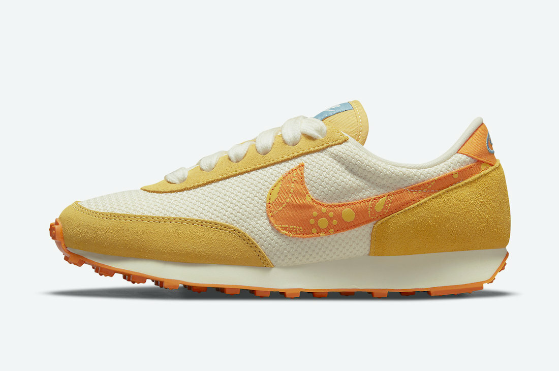 Nike Daybreak Sneakers Orange White Men's Size 9.5 Women's 11 | eBay