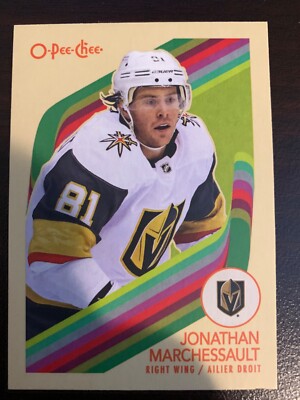 O-Pee-Chee 2023-24 JONATHAN MARCHESSAULT RETRO HOCKEY CARD #140 VEGAS KNIGHTS