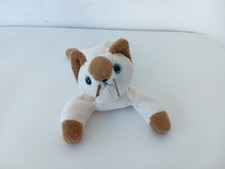 Ty Beanie Baby Snip the Cat 8" Beanbag Plush Cream & Brown 1996 No tag 